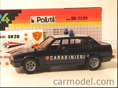 Politoys Polistil Sn Scale Alfa Romeo Giulietta Carabinieri