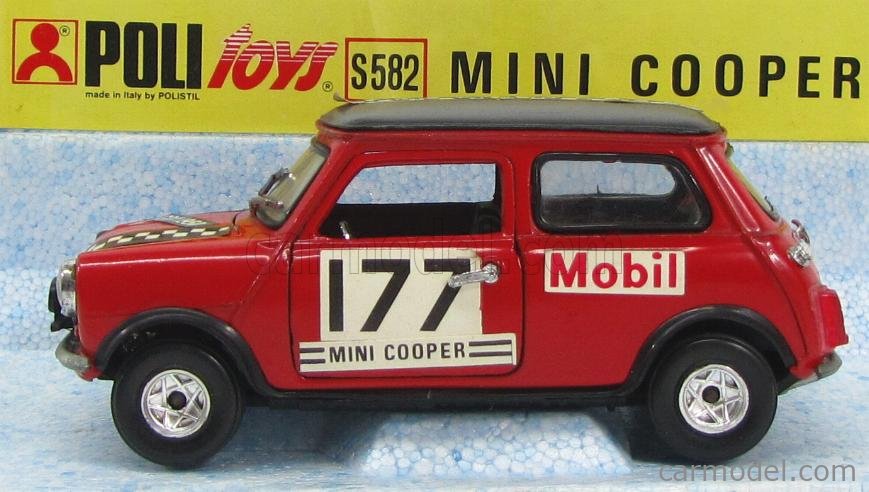 Politoys Polistil S Escala Innocenti Mini Cooper Rally N Red