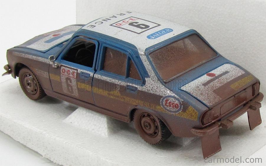 POLITOYS POLISTIL S651 Scale 1 25 PEUGEOT 504 GL N 6 RALLY EAST