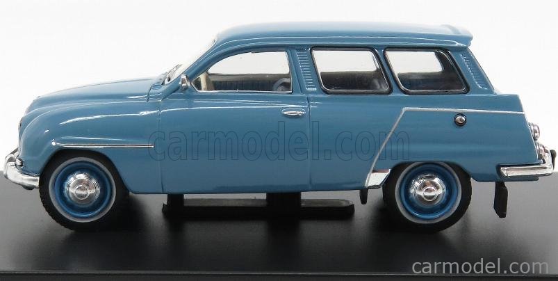 PREMIUM X PRD451 Scale 1 43 SAAB 95 SW STATION WAGON 1961 LIGHT BLUE