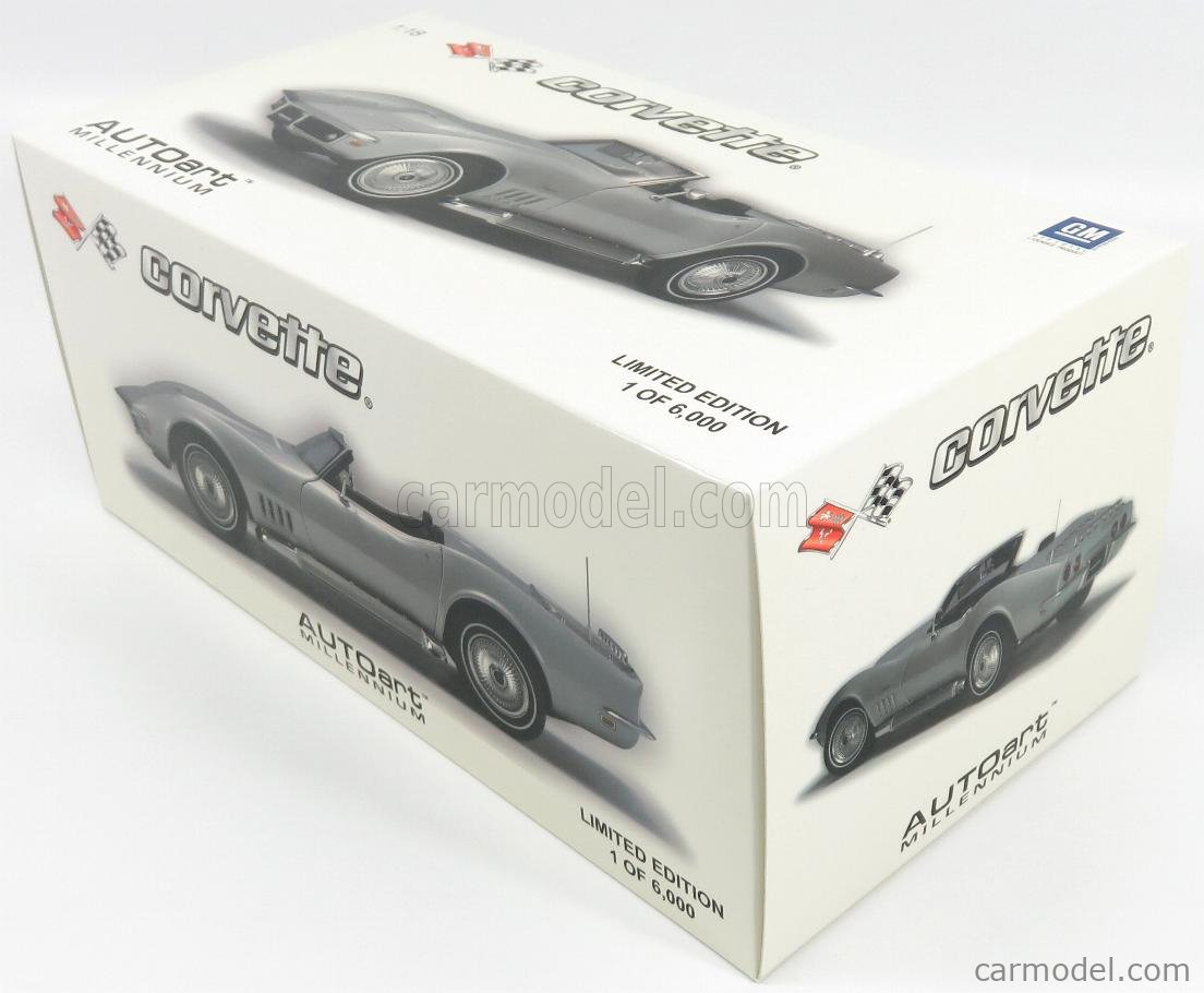 Autoart Scale Chevrolet Corvette Spider Silver