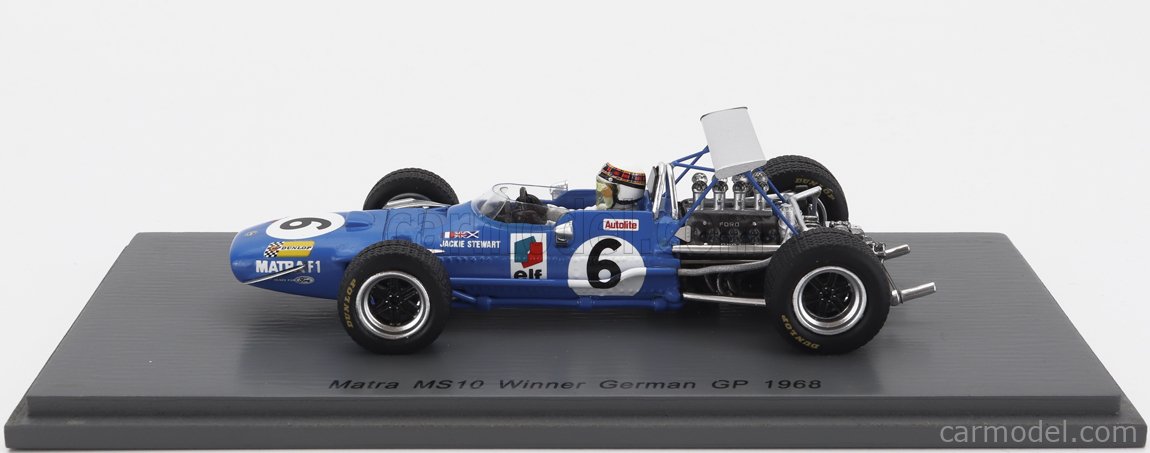 SPARK MODEL S5380 Scale 1 43 MATRA SIMCA F1 MS10 N 6 WINNER GERMAN GP