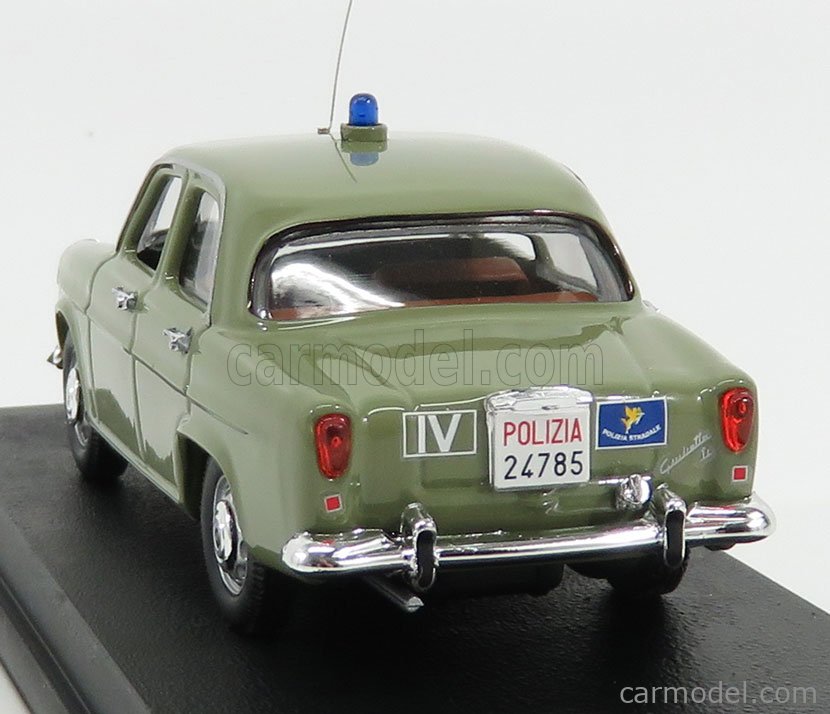 RIO MODELS 4572 Scale 1 43 ALFA ROMEO GIULIETTA POLIZIA MUSEO DI ROMA