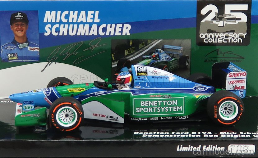 MINICHAMPS 517941705 Escala 1 43 BENETTON F1 B194 FORD MILD SEVEN