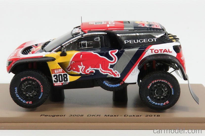 SPARK MODEL S5621 Echelle 1 43 PEUGEOT 3008 DKR MAXI TEAM PEUGEOT