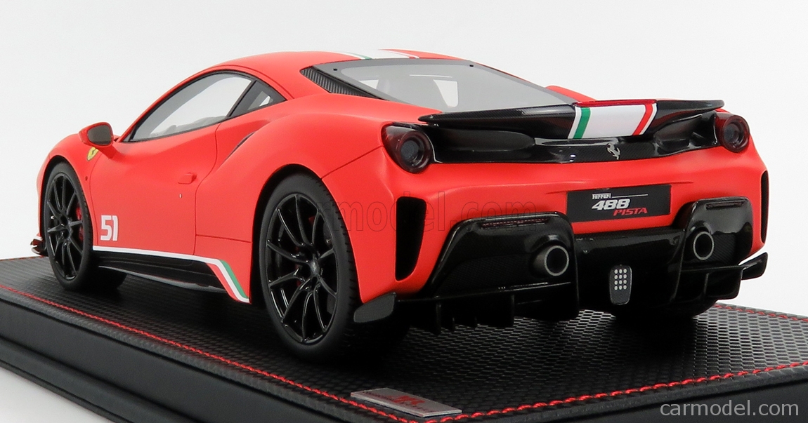 MR MODELS FE025PPE Masstab 1 18 FERRARI 488 PISTA PILOTI 2018 CON