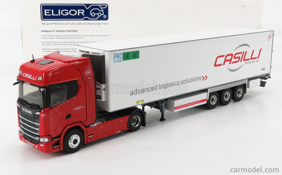 ELIGOR 116731 Scale 1 43 SCANIA S500 TRUCK SEMI FRIGO CASILLI