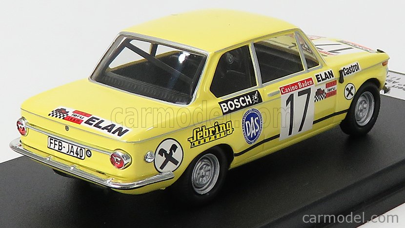 TROFEU TRRAT03 Scale 1 43 BMW 2002 Night Version N 17 RALLY