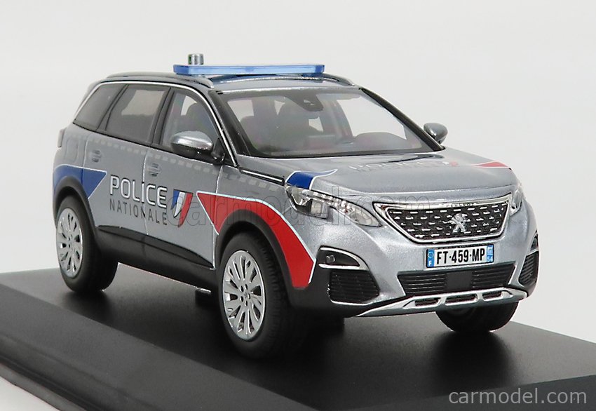 NOREV 473895 Scale 1 43 PEUGEOT 5008 GT POLICE NATIONALE 2020 SILVER