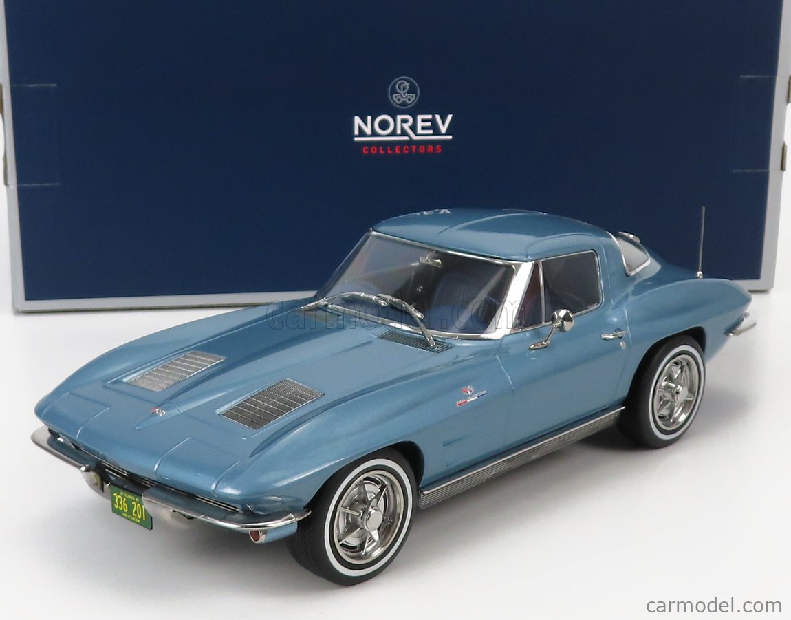 Norev Chevrolet Corvette Stingray Coupe Blue Met