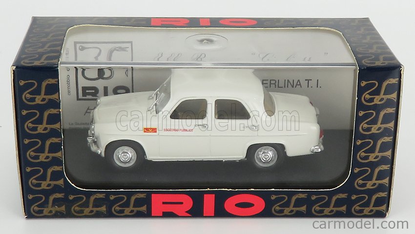 RIO MODELS CODE3 Escala 1 43 ALFA ROMEO GIULIETTA TI POLIZIA REPARTO