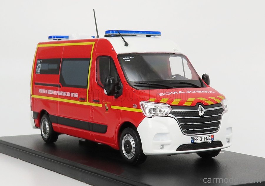 Eligor Scale Renault Master Van Sdis Sapeurs Pompiers