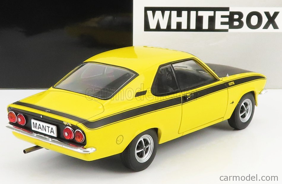 WHITEBOX WB124084 Scale 1 24 OPEL MANTA A GT E 1975 YELLOW BLACK