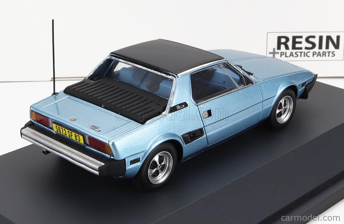 Schuco Scale Fiat X Bertone Light Blue Met