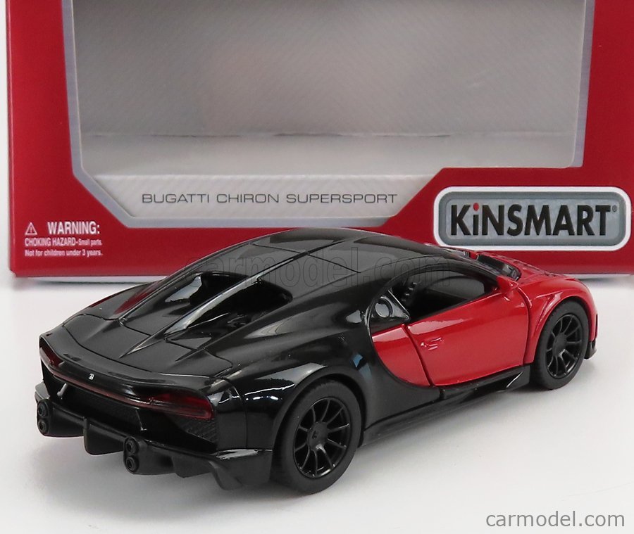 Kinsmart Kt Wr Scala Bugatti Chiron Super Sport Red Black