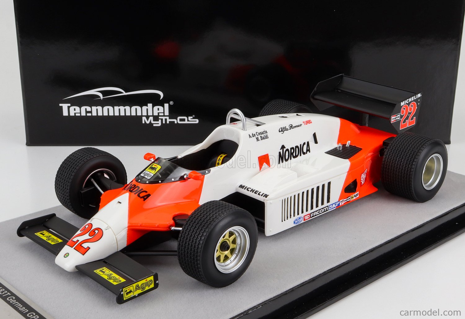 TECNOMODEL TM18 230A Masstab 1 18 ALFA ROMEO F1 183T N 22 GERMAN GP