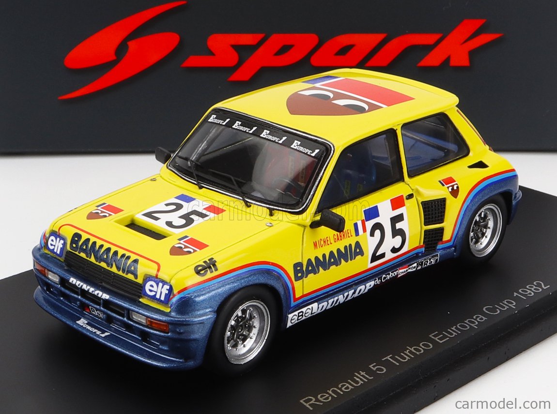 SPARK MODEL S6024 Scale 1 43 RENAULT R5 TURBO N 25 EUROPA CUP 1982 M