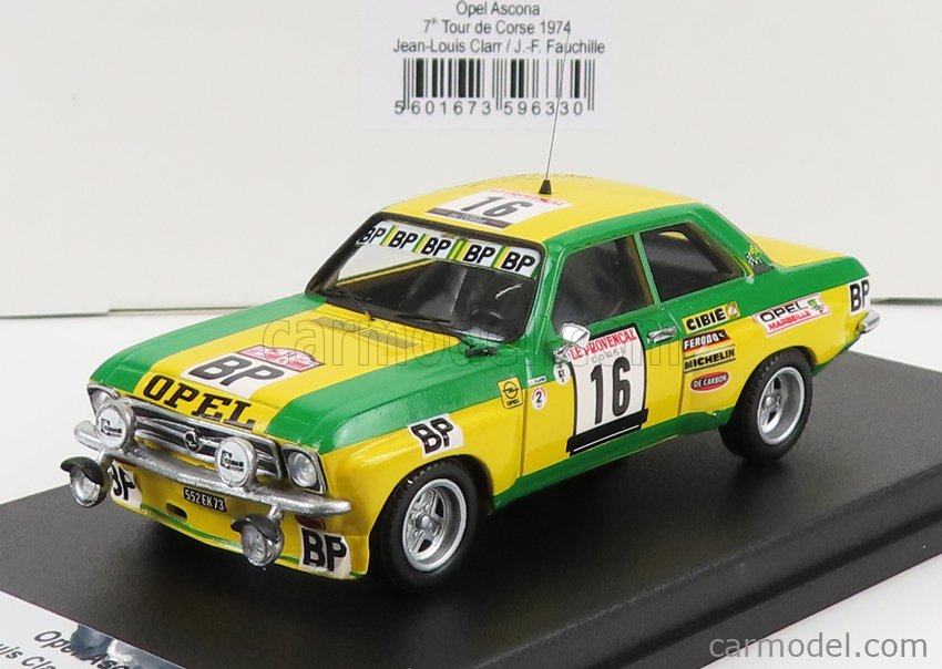 TROFEU TRFDSN63 Scale 1 43 OPEL ASCONA Night Version N 16 RALLY