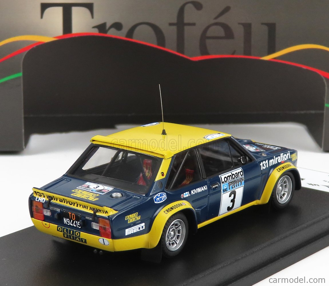 Trofeu Frruk Scale Fiat Abarth Olio Fiat N Rally Rac