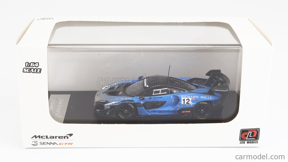 LCD MODEL LCD64024 BU Scale 1 64 McLAREN SENNA GTR N 12 PRESS 2021