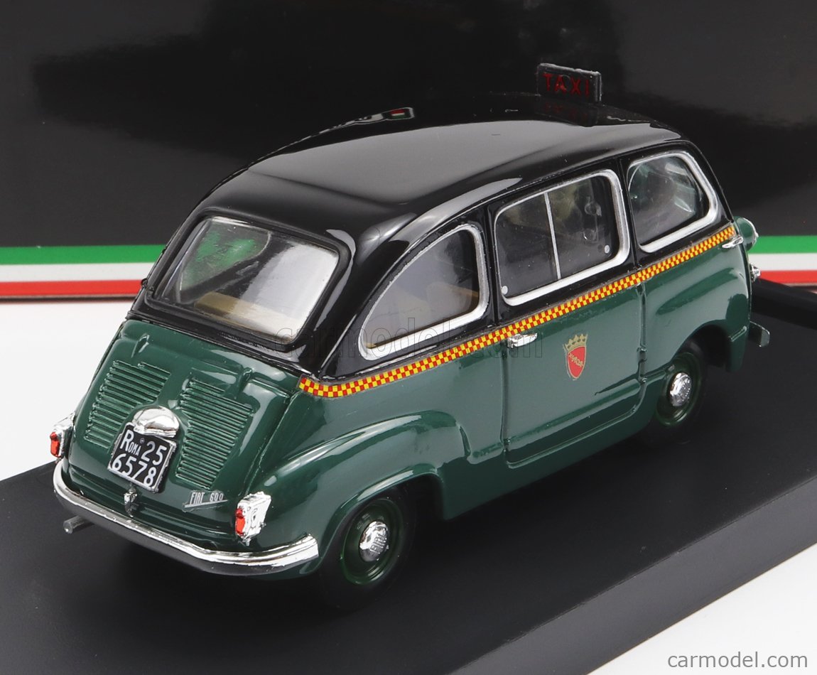 BRUMM R251C UPD 2023 Scale 1 43 FIAT 600 MULTIPLA I SERIES TAXI ROMA