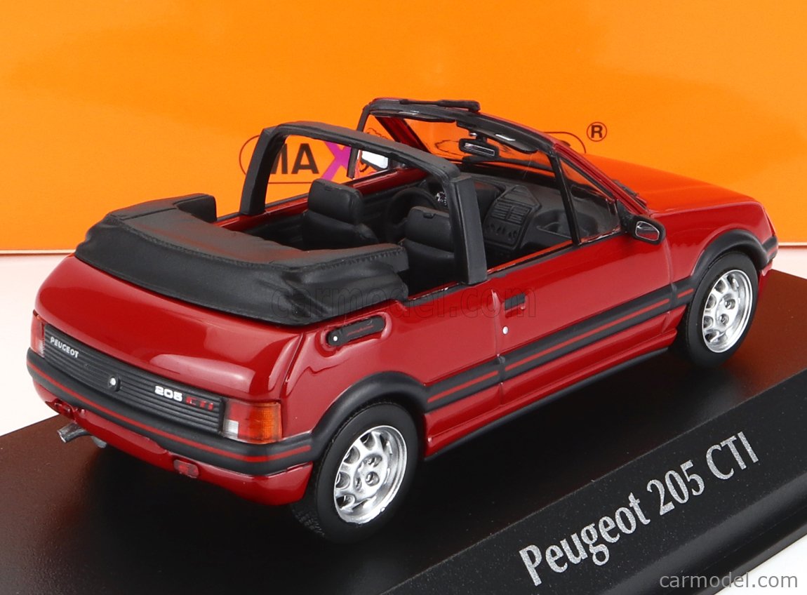 Minichamps Scale Peugeot Cti Cabriolet Open Red