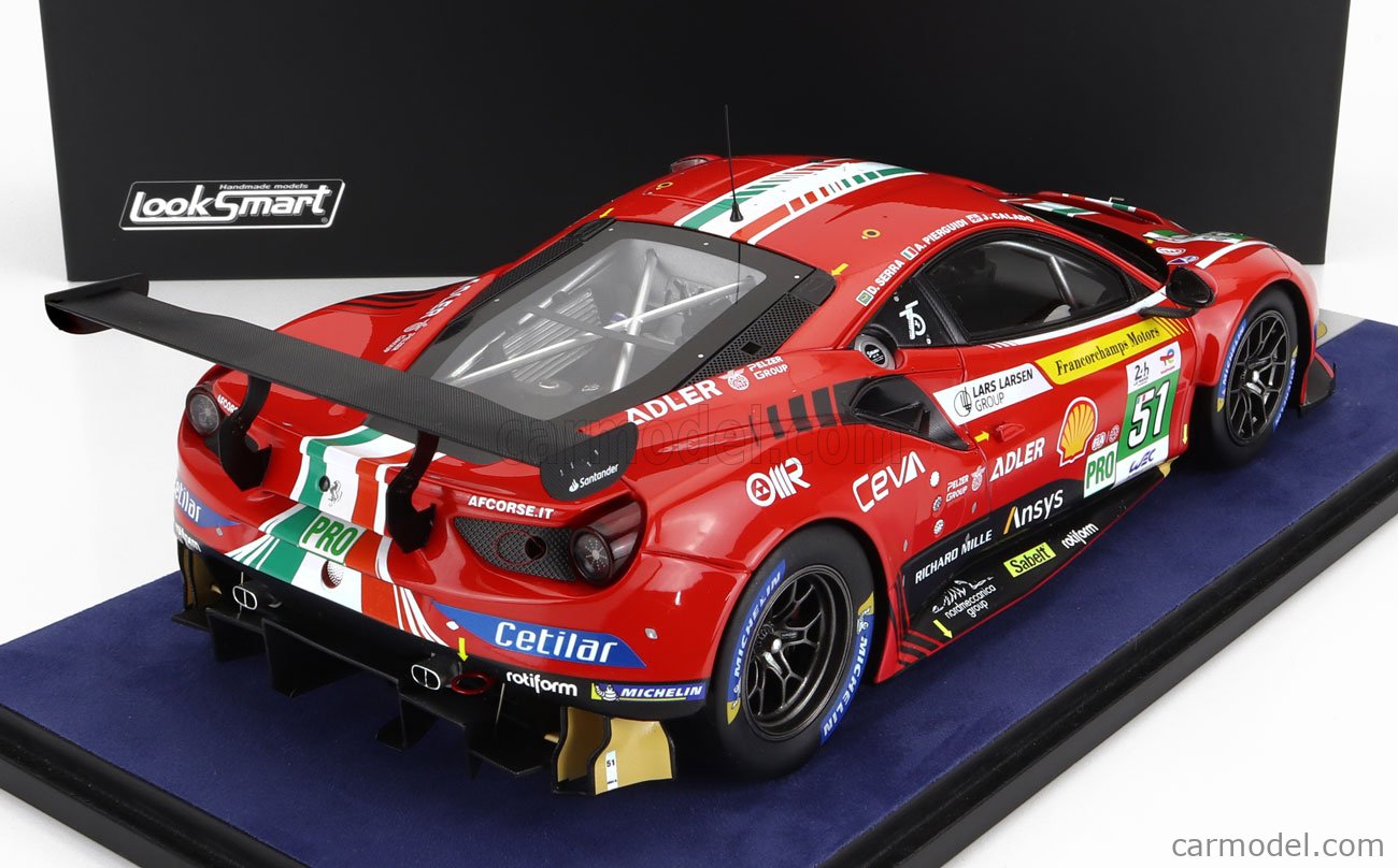 LOOKSMART LS18LM032 Scala 1 18 FERRARI 488 GTE EVO 3 9L TURBO V8 TEAM