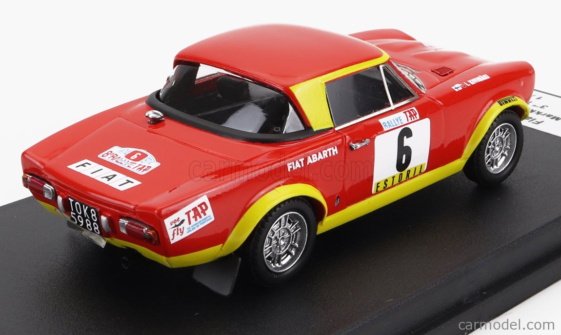 TROFEU TRFDSN93 Scale 1 43 FIAT 124 ABARTH N 6 3rd RALLY TAP 1974 M