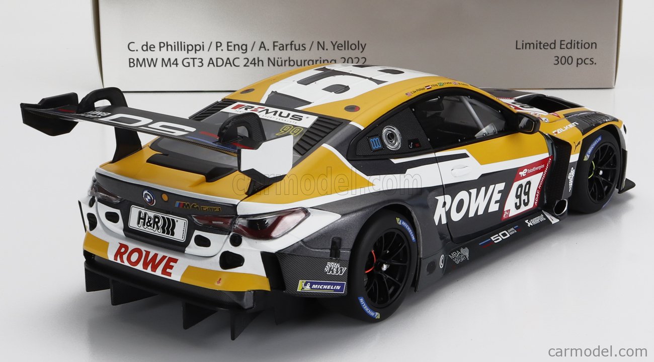 Minichamps Scale Bmw Series M Gt Team Rowe Racing