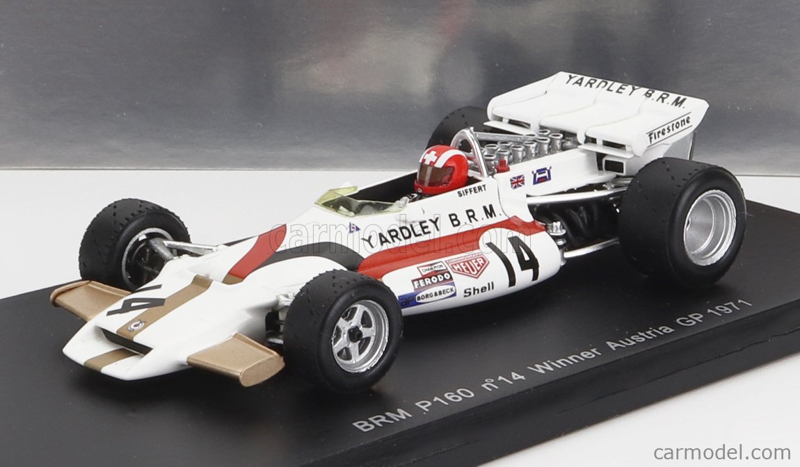 SPARK MODEL S1748 Escala 1 43 BRM F1 P160 N 14 WINNER AUSTRIAN GP