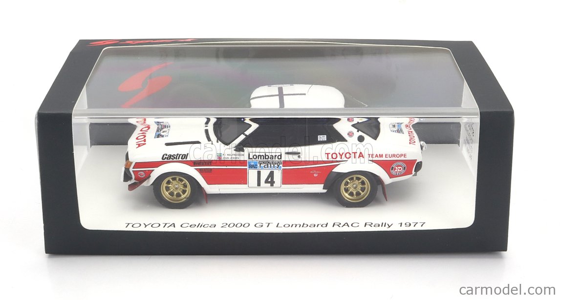 SPARK MODEL S7723 Scala 1 43 TOYOTA CELICA 2000GT N 14 RALLY RAC