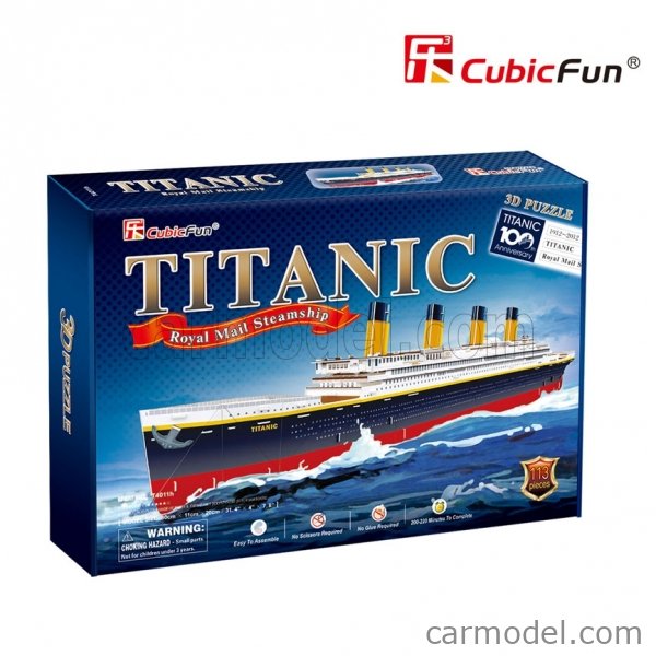 Cubicfun Cf T H Scale Puzzle Kit D In Foam Titanic Cm X X