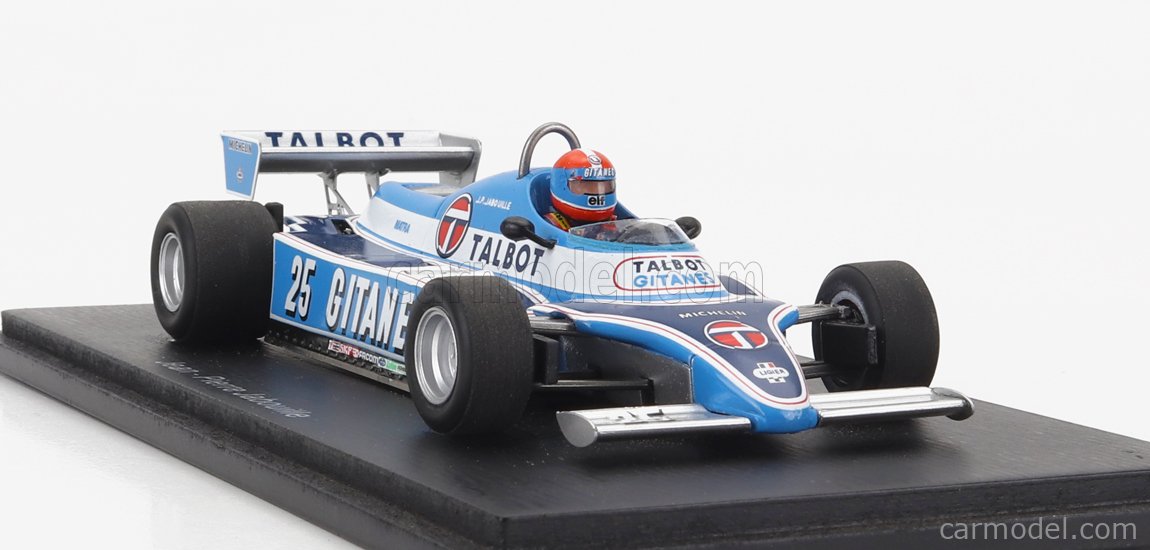 SPARK MODEL S1635 Escala 1 43 LIGIER F1 JS17 N 25 BELGIUM GP 1981