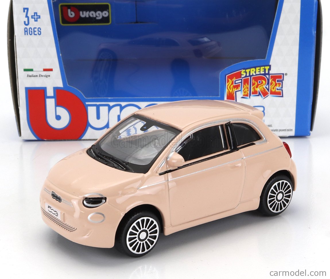 Burago Ros Scale Fiat E Full Electric Pink