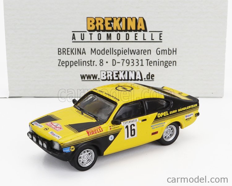 BREKINA PLAST BRE20401 Scale 1 87 OPEL KADETT C GT E Night Version