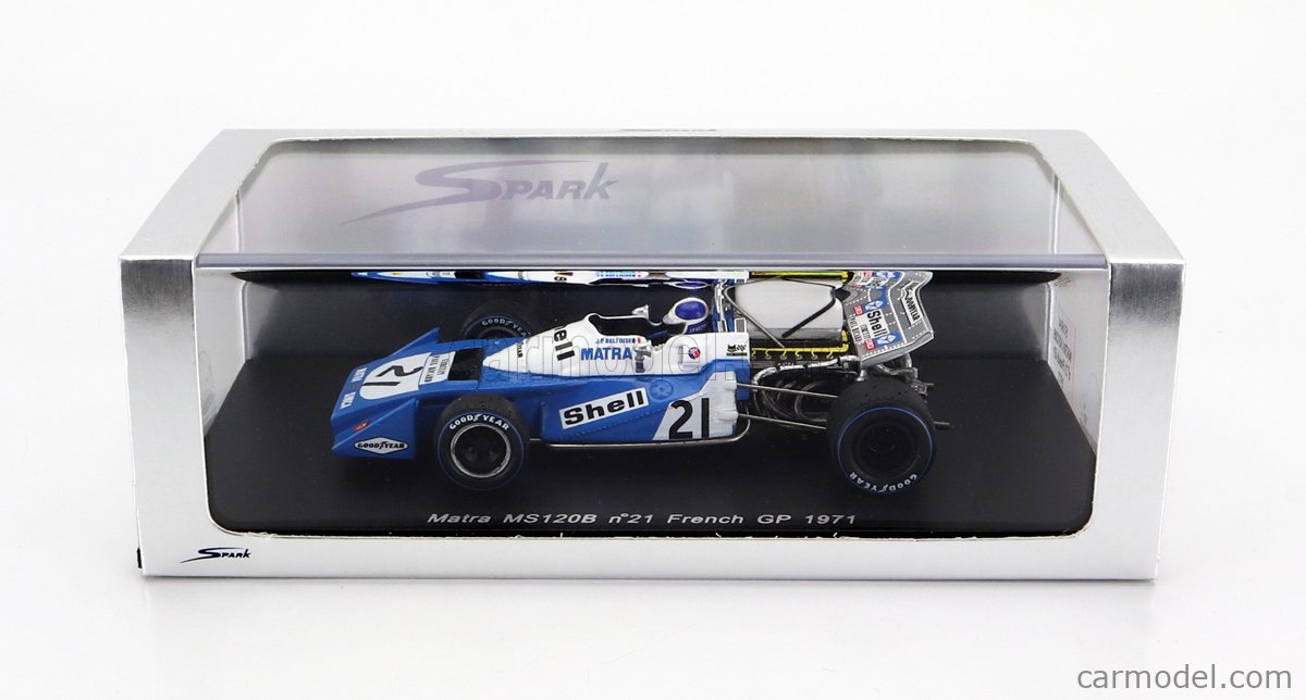 SPARK MODEL S1604 Echelle 1 43 MATRA SIMCA F1 MS120B N 21 FRENCH GP