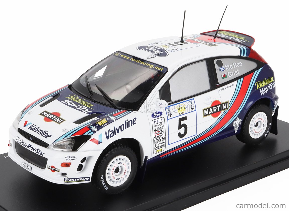 EDICOLA AAWRC048 Escala 1 24 FORD ENGLAND FOCUS WRC TEAM MARTINI