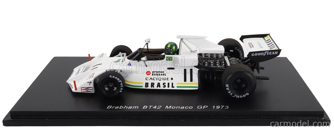 SPARK MODEL S4342 Escala 1 43 BRABHAM F1 BT42 N 11 MONACO GP 1973