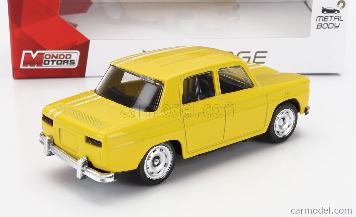 Mondomotors Mm R Scale Renault R Gordini Yellow White