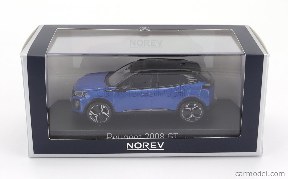 NOREV 472871 Echelle 1 43 PEUGEOT 2008 GT 2024 VERTIGO BLUE