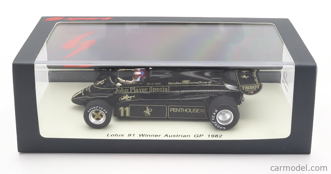 SPARK MODEL S5352 Echelle 1 43 LOTUS F1 FORD 91 N 11 WINNER AUSTRIAN