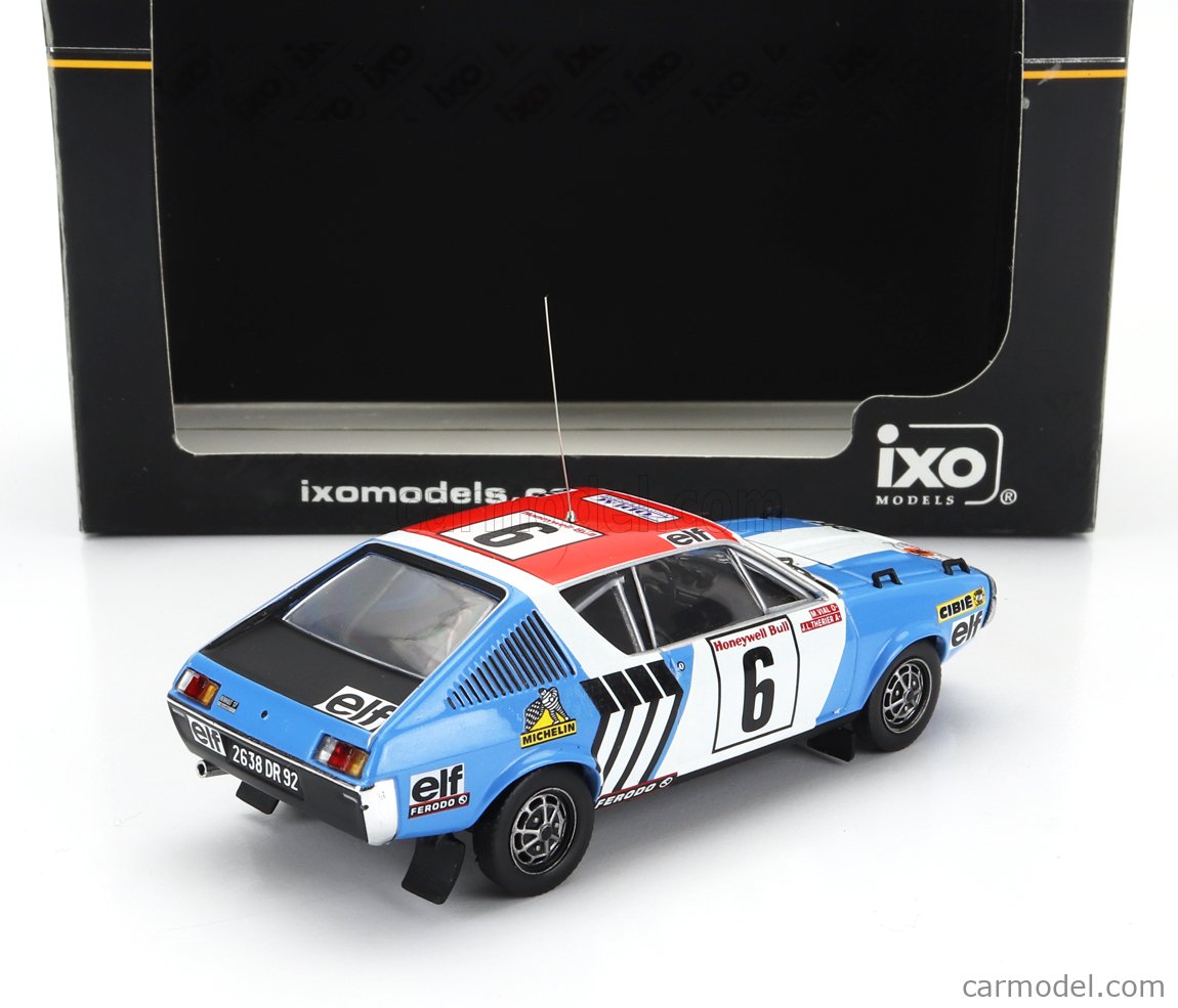 Ixo Models Rac Echelle Renault R Gordini Night Version N