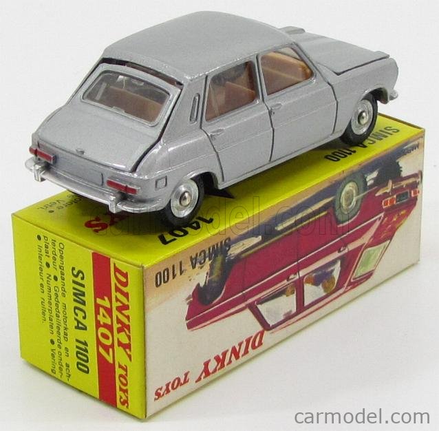 DINKY FRANCE 1407 Scale 1 43 SIMCA 1100 SILVER