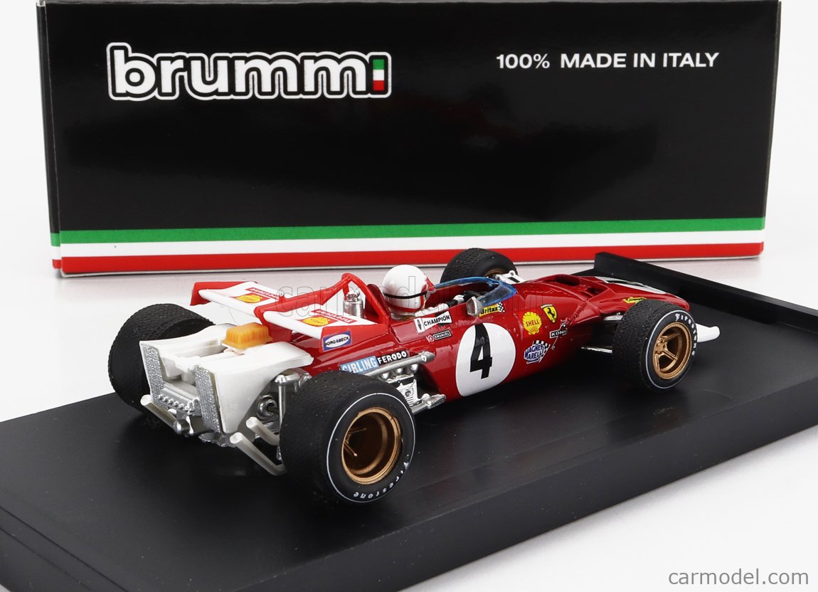 BRUMM R313 CH UPD 2024 Echelle 1 43 FERRARI F1 312B N 4 WINNER ITALY