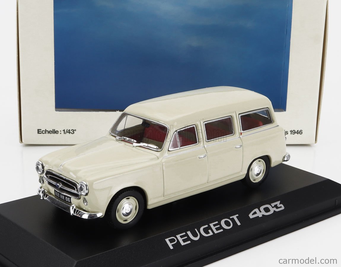 NOREV 474301 Echelle 1 43 PEUGEOT 403 BREAK SW STATION WAGON 1960 IVORY