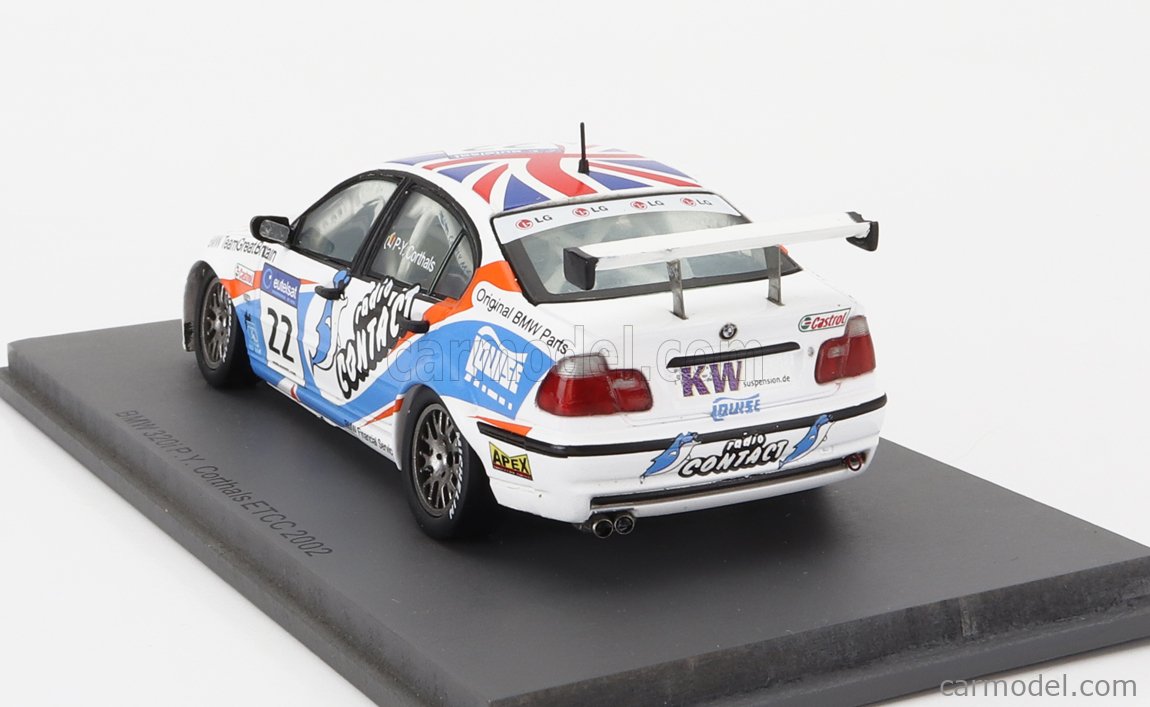 SPARK MODEL S0407 Scale 1 43 BMW 3 SERIES 320i TEAM GREAT BRITAIN N