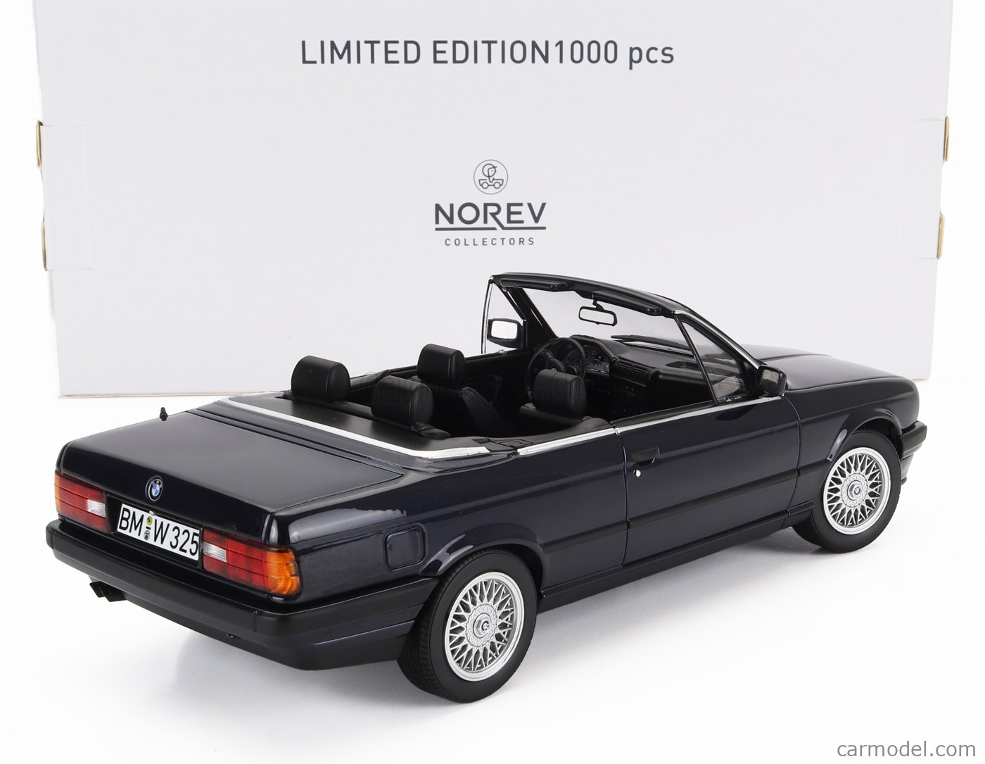 Norev Scale Bmw Series I E Cabriolet Open Blue