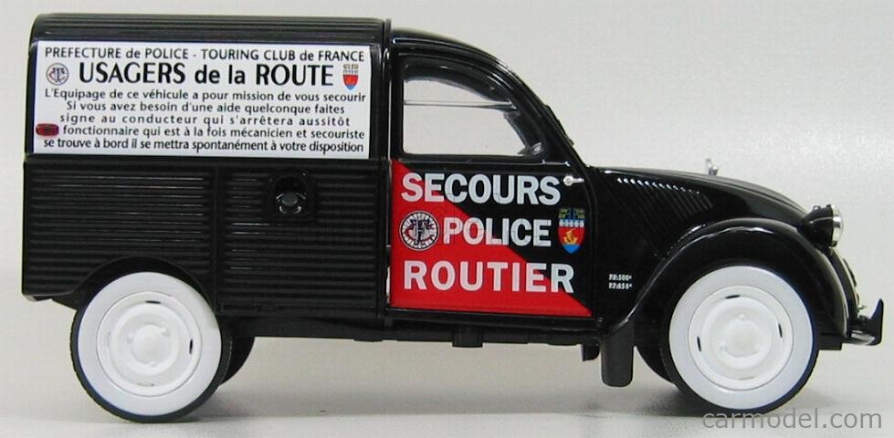 NOREV 181504 Echelle 1 18 CITROEN 2CV AZU VAN SECOURS POLICE ROUTIER