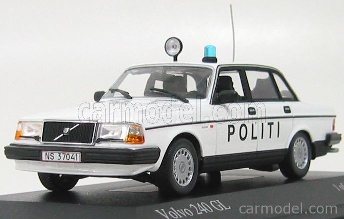 Minichamps Scale Volvo Gl Politi Police White