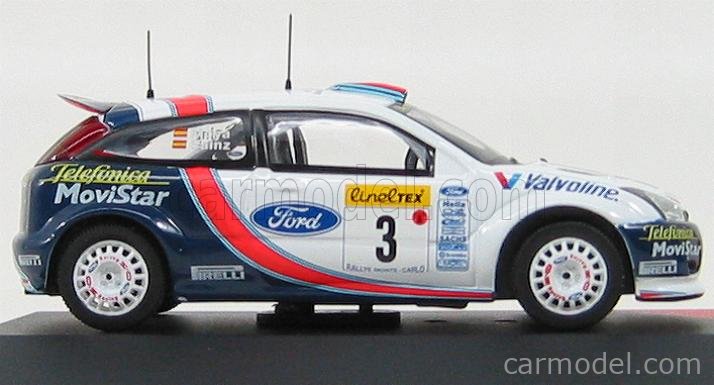 EDICOLA SAINZn25 Scale 1 43 FORD ENGLAND FOCUS WRC N 3 2nd RALLY